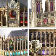 MAQUETA  NOTRE DAME LED - PUZZLE 3D