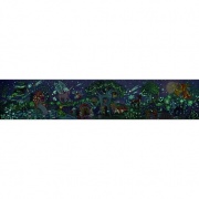 PUZZLE PANORÁMICO BOSQUE MÁGICO GLOW - 200 PIEZAS 