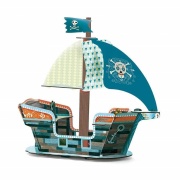 Puzzle 3D - Barco Pirata