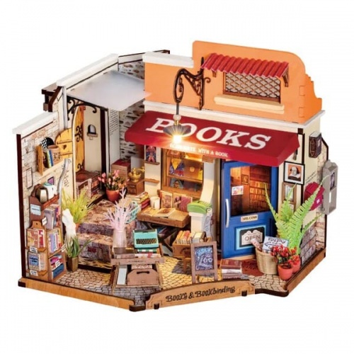 MAQUETA MINIATURA  -  CORNER BOOKSTORE