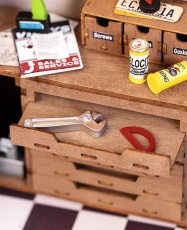 MAQUETA MINIATURA - GARAGE WORKSHOP