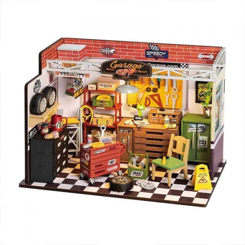 MAQUETA MINIATURA - GARAGE WORKSHOP