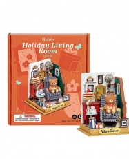 MAQUETA MINIATURA - HOLIDAY LIVING ROOM