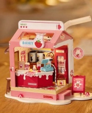 MAQUETA MINIATURA - STRAWBERRY MILK BOX