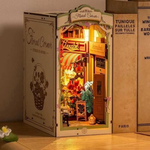 SEPARADOR DE LIBROS - FLORAL CORNER