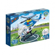 BLOQUES HELICÓPTERO POLICÍA 122 PIEZAS