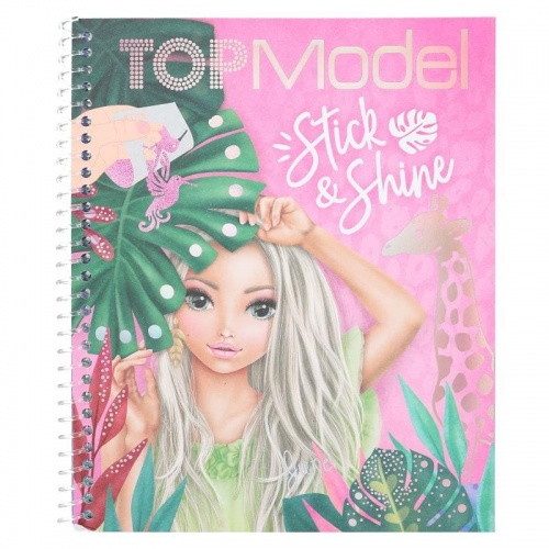 TOPMODEL LIBRO PARA COLOREAR STICK & SHINE